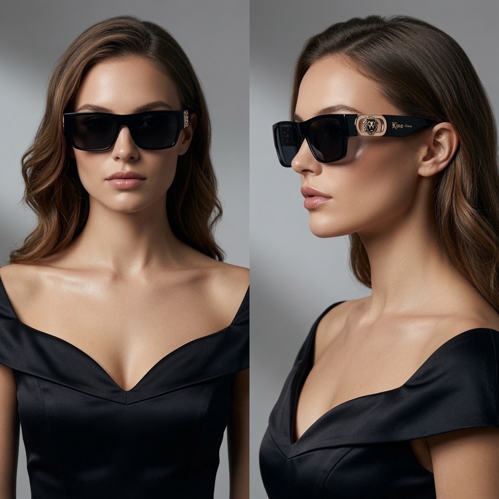 Fashion Women Sunglasses Square Retro Vintage Retro Shades UV Protection Shades